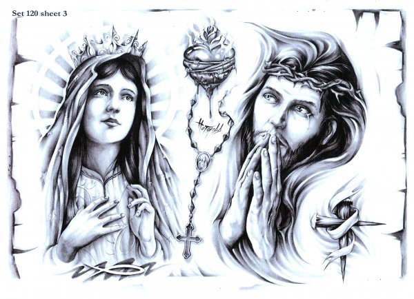 Казанская икона Божией матери прорись