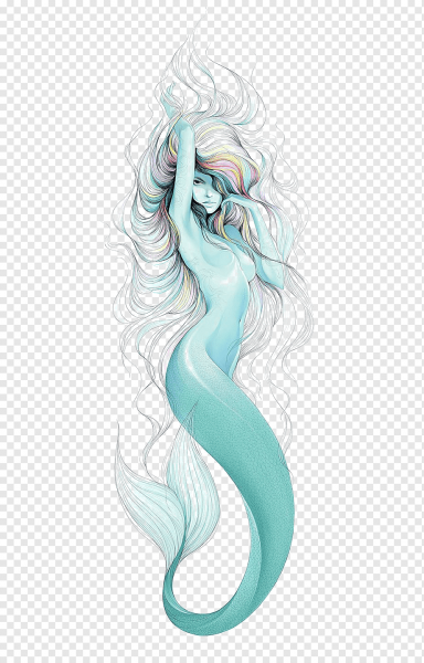 Татуировка Русалка эскиз