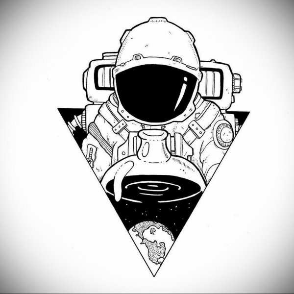 Тату космос эскизы