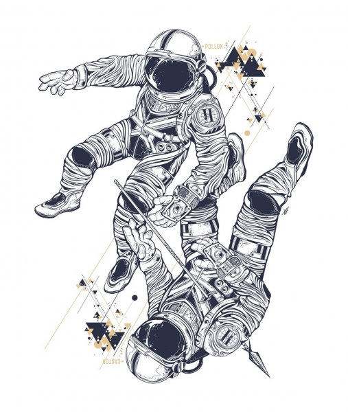 Космос эскиз