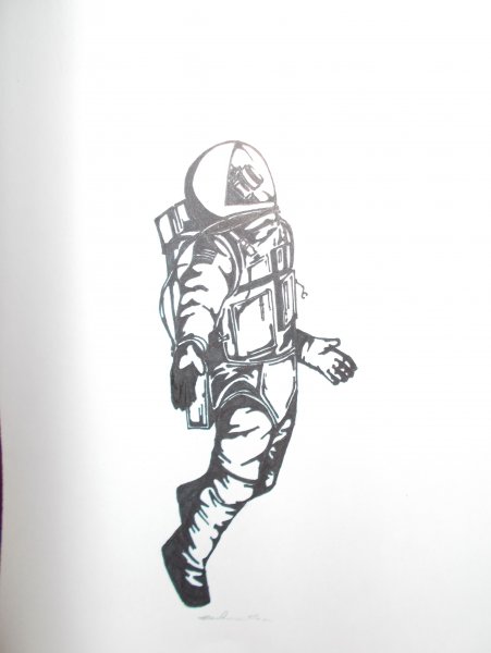 Тату космонавт эскизы