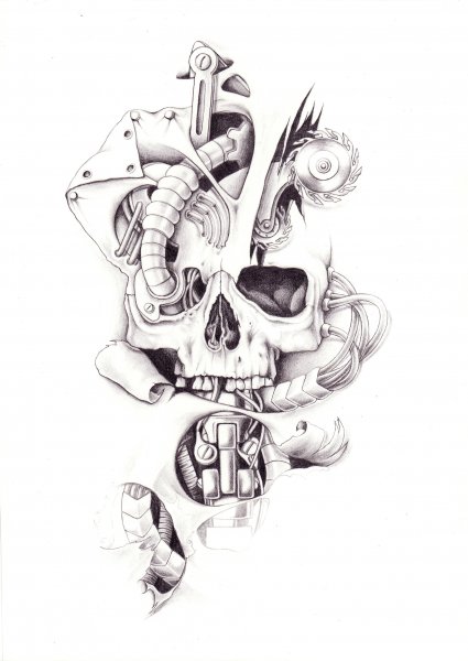 Тату механика эскизы