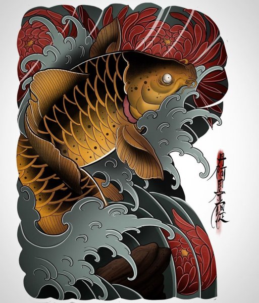 Японский дракон якудза