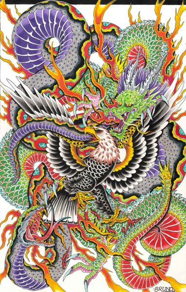 Ойххо дракон Япония