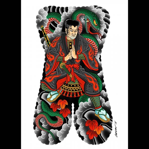 Карп кои якудза