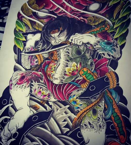 Ямата-но Ороти тату