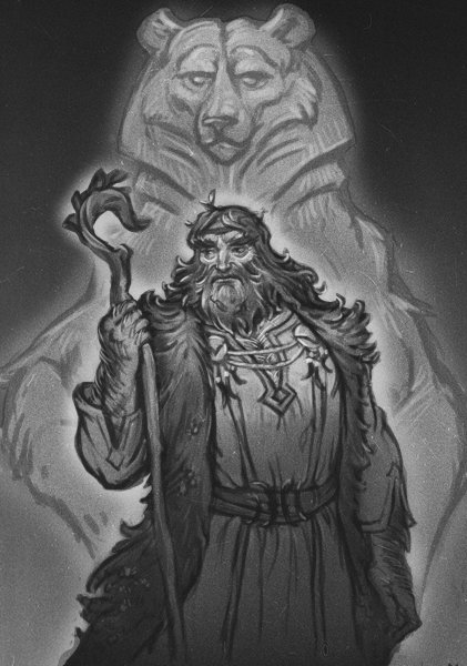 Велес Бог славян эскизы