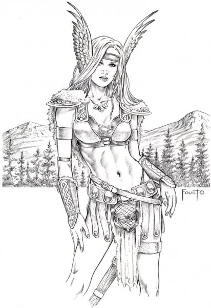 Фрейя богиня тату символ