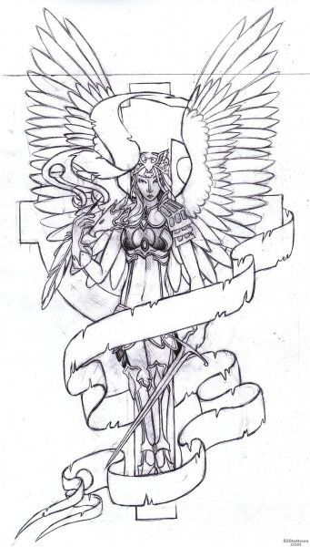 Фрея богиня Скандинавия тату