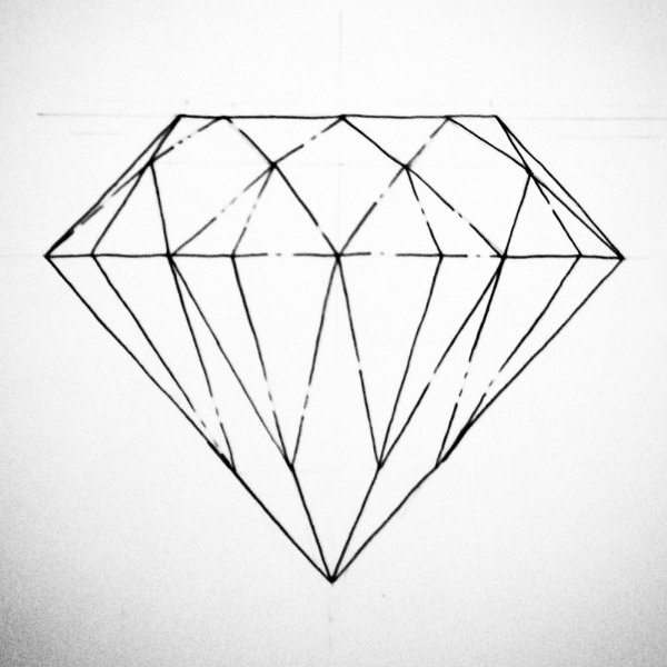 Бриллиант эскиз