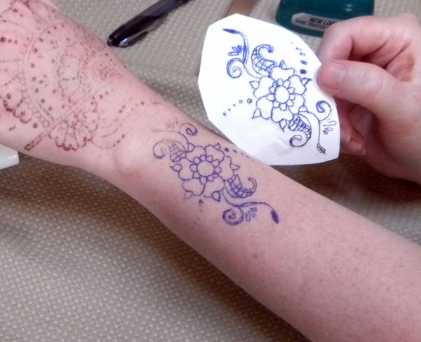 Временные Татуировки гелевой ручкой