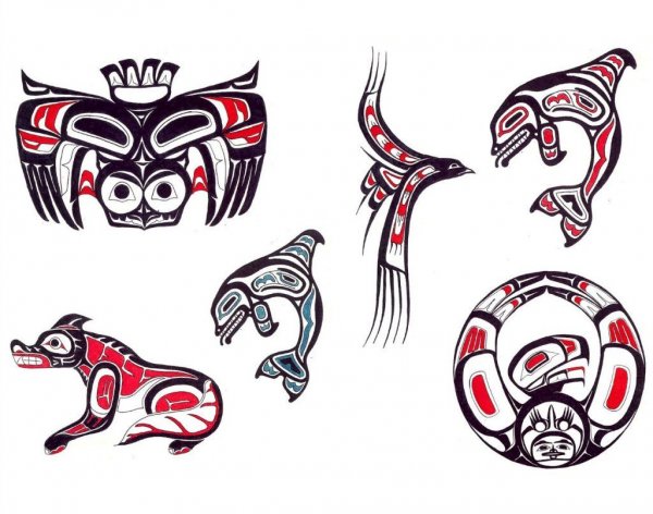 Тату индейцев Хайда