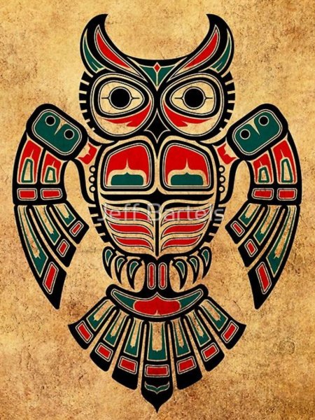 Тотем Хайда тату