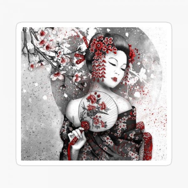 Японские тату гейша