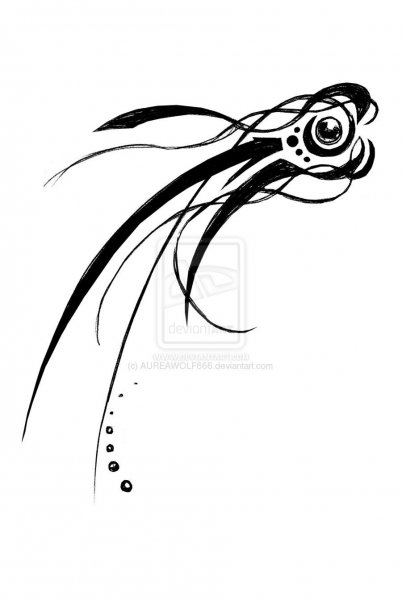 Тату Комета эскиз