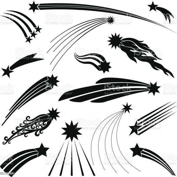 Звезда Комета вектор