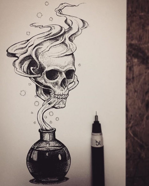 Кальян эскиз