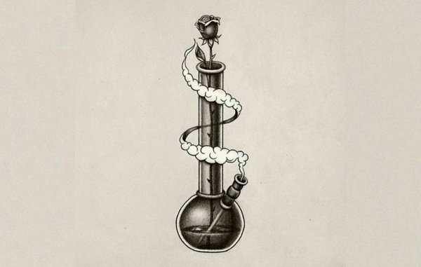 Кальян набросок