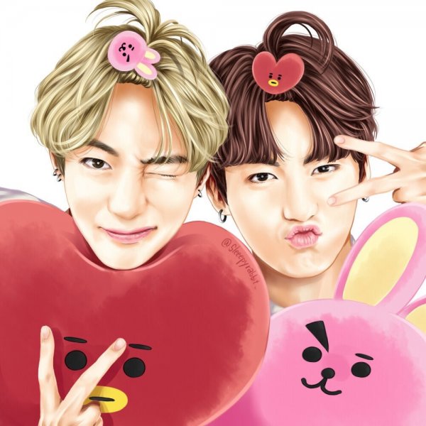 Bt21 тата и Тэхен