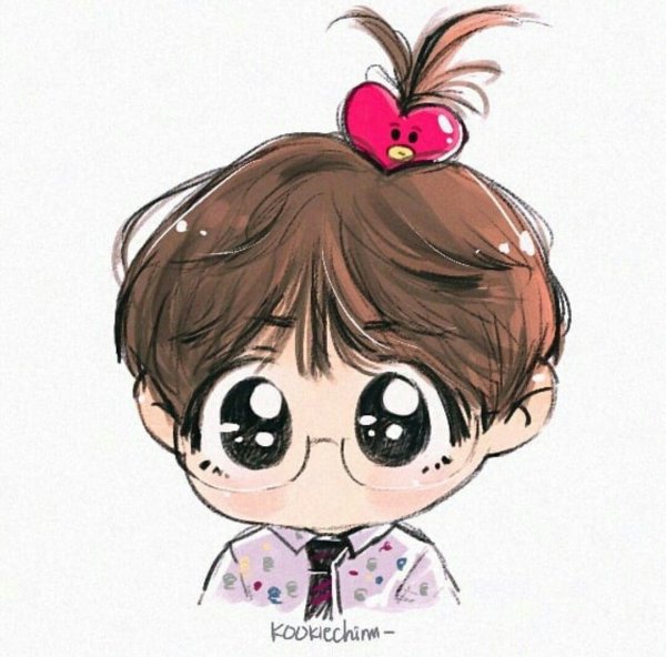 Чиби БТС Тэхен с тата