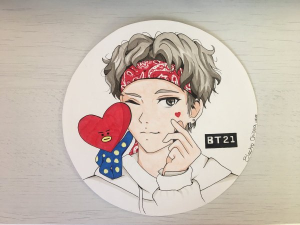 Тэхён значок