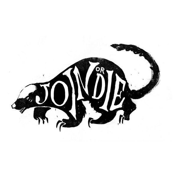 Татуировка медоед эскиз