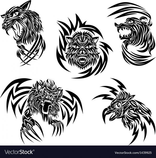 Медоед тату эскиз черно белый