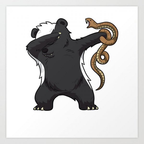 Медоед символ