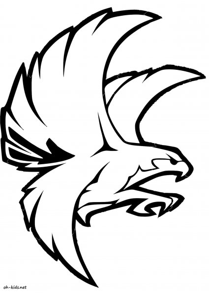 Орел рисунок