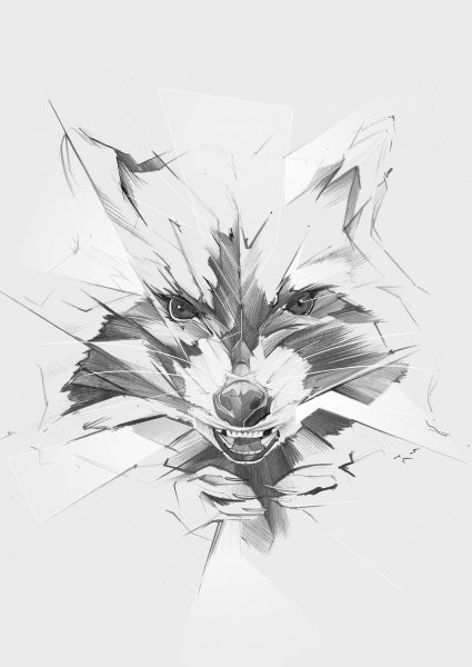 Эскизы тату Енотик