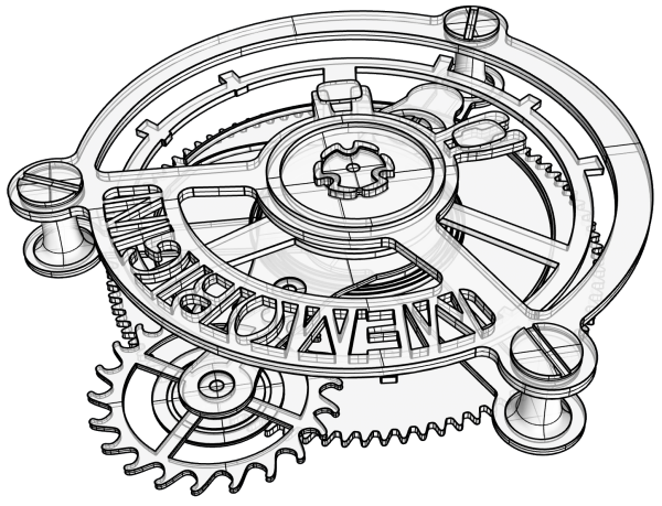 Чертеж числового механизма