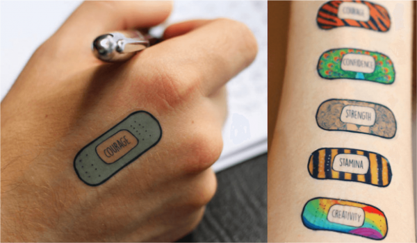 Пластырь рисунок