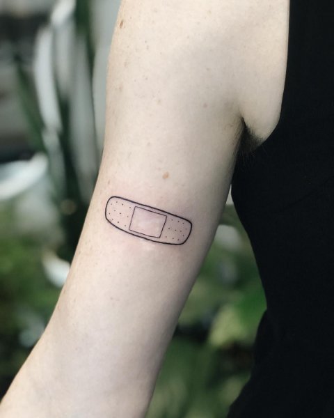 Маленькие тату пластырь