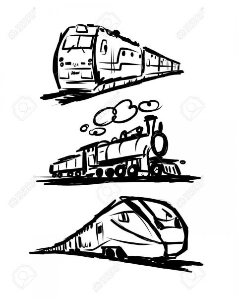 Поезд стилизация