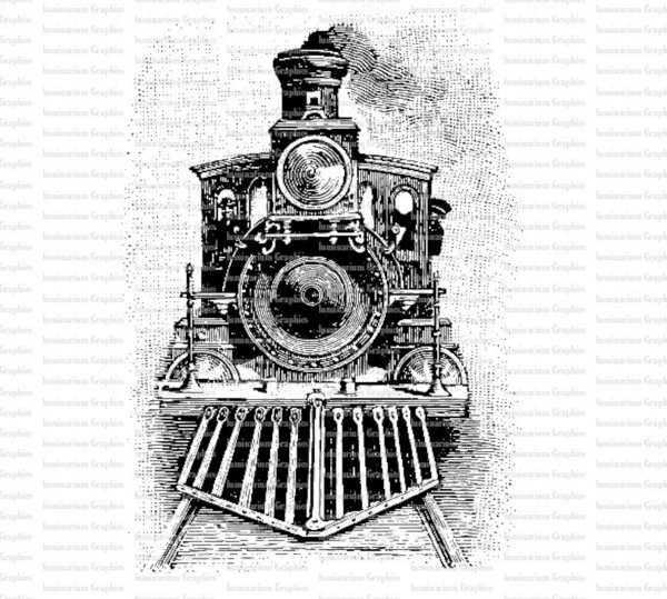 Стимпанк поезд Графика