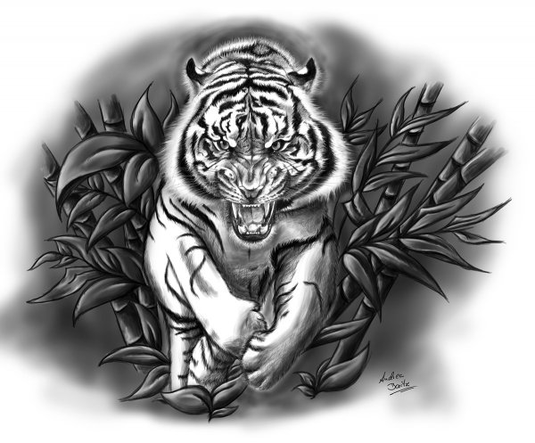 Дигл тату эскиз