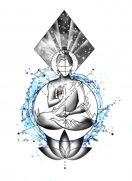 Медитация эскиз