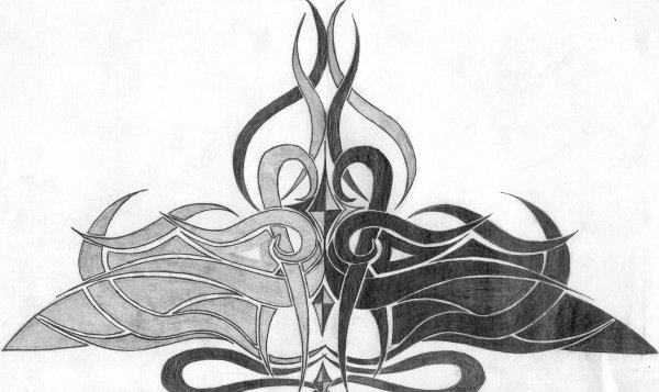 Тату эльфийские узоры