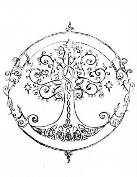Мандала дерево жизни