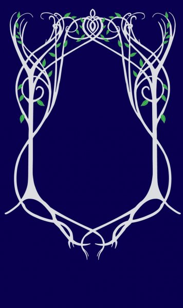 Эльфийский орнамент Властелин колец