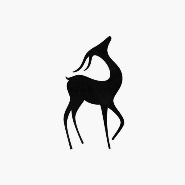 Стилизованные силуэты животных