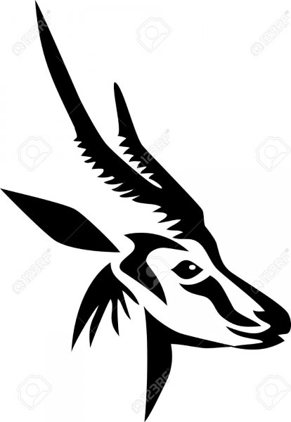 Антилопа стилизация