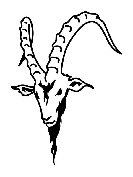 Козёл тату эскиз