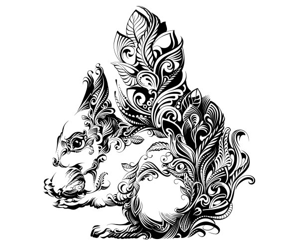 Тату белка эскиз