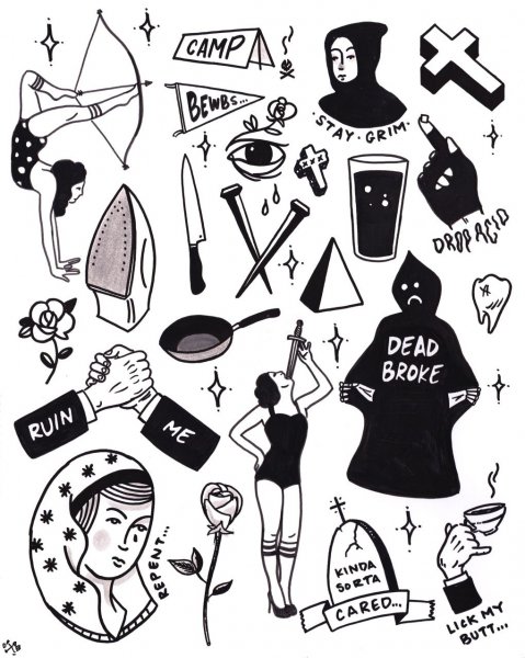 Эскизы для тату подростку