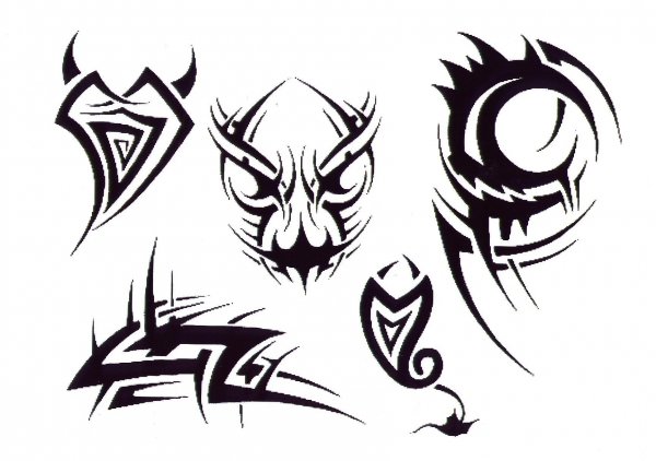 Трайбл тату эскизы