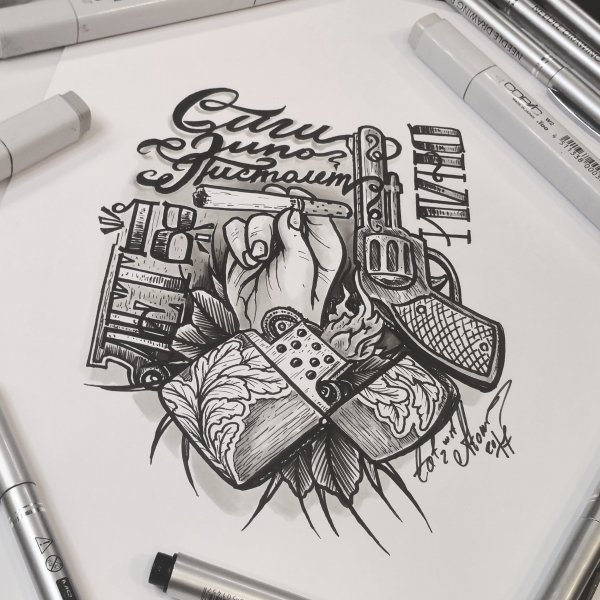 Художественная Татуировка эскизы