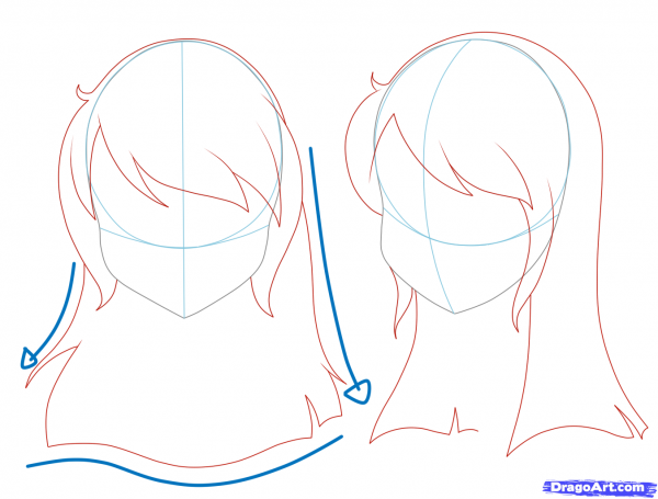 Аниме красивая голова