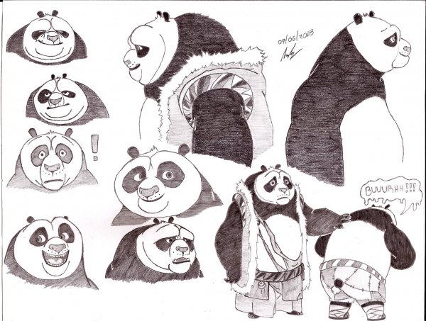 Кунг фу Панда референс