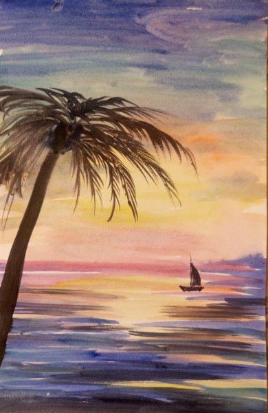 Простые пейзажи для рисования